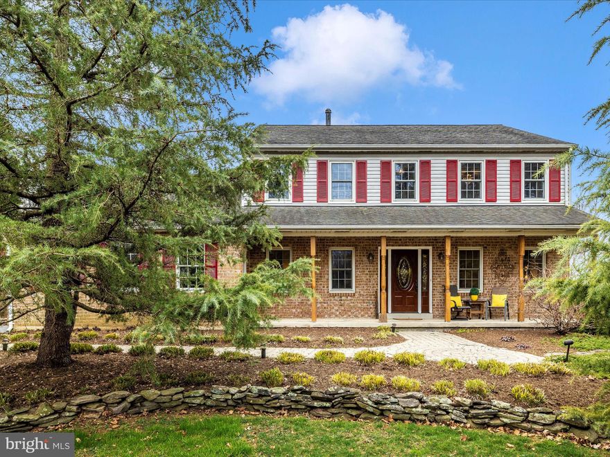 Sought-after Damascus High School.  Pride of ownership and a deep appreciation for this home are evident throughout. Ideally situated on a beautifully landscaped two-acre lot, this traditional front-porch Colonial showcases tasteful, custom updates.
The majority of the main level and the entire upper level feature stunning hardwood Maple flooring, creating a clean and refined ambiance. The main level offers a private office with built-in bookcases, a spacious living room, a formal dining room, and a table-space kitchen adorned with solid cherry cabinetry, exquisite natural stone countertops, and a striking backsplash. Adjacent to the kitchen, the laundry room is thoughtfully designed with cabinetry, a pantry, and a utility sink. The oversized family room, a true showpiece, boasts a custom-designed Girardini  wood-burning fireplace with a handcrafted mantel. This space seamlessly flows into a sunlit, vaulted-ceiling sunroom, which provides access to an expansive Trex deck—perfect for outdoor enjoyment.
Upstairs, the primary suite is a serene retreat, accompanied by three additional bedrooms, all equipped with ceiling fans. The fully renovated primary bath features an oversized shower, dual-sinks, and custom-built cabinetry, with exceptional tile work that exudes elegance. The updated full bath mirrors this level of craftsmanship and style.
The walk-out lower level with wainscotting has been freshly painted and features brand-new carpeting. Recessed lighting enhances the inviting recreation room, making it an ideal space for entertainment. This level also includes an exercise room/den, a full bath with dazzling Spanish tile, two storage rooms with shelving, and a dedicated workshop.
The professionally landscaped two-acre lot is adorned with lush greenery, mature trees, fire pit and exquisite hardscaping. A spacious deck with a gazebo offers breathtaking views, providing a private sanctuary to unwind and enjoy nature.  
Conveniently located between Clarksburg/Germantown and Damascus, this home is close to shopping, dining, and recreational amenities. To top it off, a one-year CINCH home warranty is included for added peace of mind.