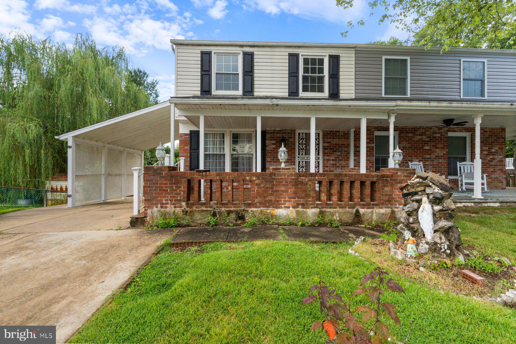 3 bed, 2.5 bath semi-detached home with carport and private driveway! The 2-story extension off the back creates a large amount of living space for your family.
Enjoy your serene backyard with patio that backs to trees.
Convenient location close to White Marsh Mall, The Avenue, restaurants, shopping, I-95 and I-695. New carpet upstairs but priced for updates to make it your own!