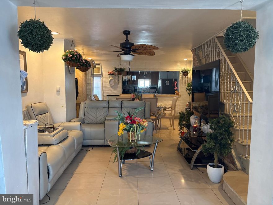 Welcome to 871 Bridge Street! This well-maintained 3-bedroom, 2- bath home is ideally located in the heart of Oxford Circle. Step inside to the spacious foyer highlighted by a bay window that fills the space with natural light. The main level offers a traditional layout featuring a generous living room and a formal dining room-perfect for everydayliving and entertaining. The eat-in kitchen provides ample cabinet space and natural light, and includes a built-in microwave, dishwasher, refrigerator, and range. Upstairs, you'll find three well-proportioned bedrooms,  a full hall bath, and hardwood flooring throughout. A (soon) finished basement with a laundry room and a full bathroom. This home also offers a one-car driveway in the rear and fenced in front yard with a patio. Being sold As-Is. A great opportunity ideal for both owner-occupants and investors seeking long-term value. A must see! Schedule your showing today.