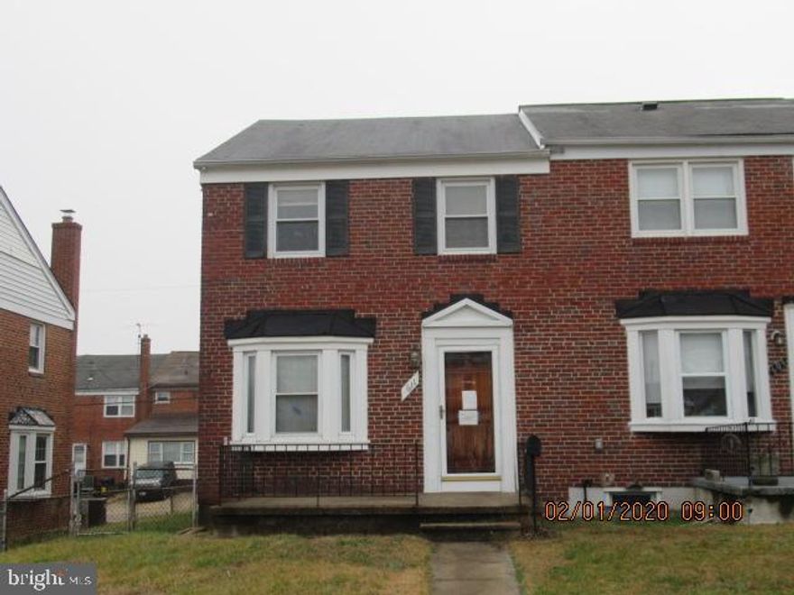 ***Highest and Best offers due 2/14/2020 by 2 PM***Property is being sold "as is".  Purchaser to verify real estate taxes/HOA/ground rent - seller will not redeem ground rent.  All offers must have RECENT PROOF OF FUNDS/LENDER LETTER (WITHIN PAST 30 DAYS). Buyer pays all transfer/recordation/docs @ settlement.  EMD held by sellers title company.  Property must be in MLS for 3 days before seller will  consider any offers.