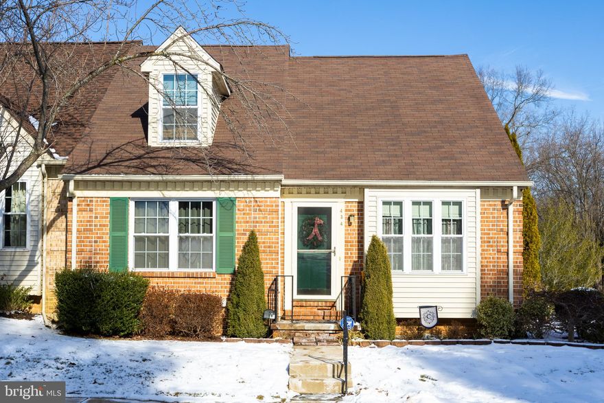 Come see this beautiful Cape Cod in highly sought after Mayefield/Stonehedge townhouse community!  This home offers a 1st floor Master Bedroom, full bathroom, living room, dining room, and kitchen.  The first floor also offers a washer and dryer stack conveniently located off the kitchen. The second floor has a loft which is perfect for an office or entertainment room. There is also a 2nd floor bedroom and recently renovated full bathroom. This home also boasts a beautiful back patio which is perfect for entertaining guests!  The patio covers the entire back yard which eliminates any mowing by the owner whatsoever on the property because the HOA includes grass cutting on the front and side of the property.  There is also a partially finished basement with a second room that could possibly be another bedroom. This home has been very well taken care of and has many upgrades in recent years.  A full renovation of the 2nd floor bathroom in 2024, stainless steel stove and microwave in 2022, a stainless steel dishwasher in 2020, and the HVAC unit was replaced in 2017.  Conveniently located near the Ma and Pa trail which is a short walk to many shops and restaurants in Bel Air!