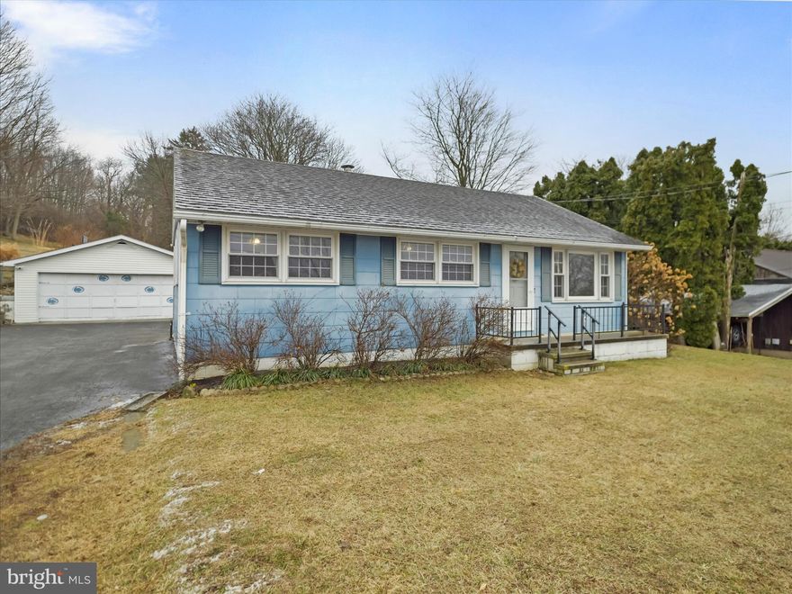 Yard? Check. Garage? Check. New heat system & water heater? Check! Discover the perfect blend of classic comfort and modern efficiency at 11412 Orchard Rd, a charming 3-bedroom, 1-bathroom rancher just outside of the town limits for lower cost Washington Township taxes. This move-in-ready home offers significant peace of mind with a brand-new heat system, water heater, and like new 2022 central air system already in place. The interior shines with fresh updates, including new flooring throughout the well-appointed kitchen and the bright, back sunroom. You’ll find elegant touches like traditional wainscoting in the living area and a spacious partially finished basement that provides ample room for a home office or recreation. Outside, the property is designed for both utility and play, featuring a large detached two-car garage and a partially fenced yard that transitions into a massive concrete patio—perfect for entertaining or serving as a private basketball court. Combining refreshed living spaces with big-ticket mechanical upgrades, this home is a rare find that is truly ready for its next chapter.

A short drive to downtown Waynesboro offers community hospital, grocery stores, restaurants, free library, seasonal farmer's markets on Saturdays, brewery, winery, one screen movie theater and so much more! Elementary school should be Mowrey but please call school district to verify. I-81 access is available in neighboring Greencastle or head north to jump on at Chambersburg.