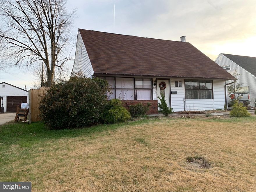 Single home in sought after Normandy development in the Far Northeast with Large addition  family room and an over sized barn-like detached Garage .   Enter  home  through  main entrance to a  foyer  for  a place to hang your coats and space for a hall table .  The  original livingroom has been converted to a large bedroom, for the growing family, or can easily be returned to the original floor plan.  There is also  another bedroom,  full bathroom ,  cozy country style kitchen ,  dining room and  a large livingroom/family room that is the entire length of the house.    Large enough for a big sectional,  huge big screen television, and play area or desk area.  This room has two exits, one side exit/entrance that leads to the large concrete  driveway and the Large oversized  garage, and the other door leads to the large fenced back yard.   The upper level has the two bedrooms with a full bathroom with new tile work .  A jack and jill bathroom  provides private entrances for both these bedrooms on this upper level and a spacious hall way that can be used as a game area  or study area .   The  detached garage is huge,  perfect  for a  contractor, landscaper, or  mechanic.  There is an upper level that has plenty of room for storage.    This property has so much to offer, make your appointment today.   Suburban  living in Philadelphia with easy access to major highways and bordering Bucks County.   Make your appointment today!