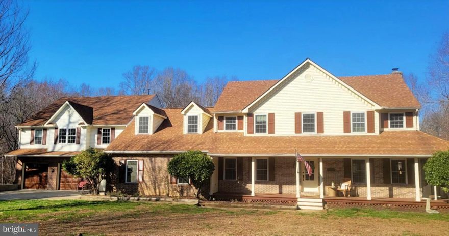 Beautiful Spacious Colonial with a 2 car attached garage & a detached 2 Car garage ** Wrap around porch * Side Porch is screened-in  and connects to the large back deck* Invisible Fence for your pets * This Spacious Colonial features 5 bedroom, 3.5 baths * Upper level Large  Primary Suite with walk-in closet* Primary Bath has been remodeled with a Claw foot  tub and  large walk-in Shower* Double vanity with a Quartz counter-top & 2 sinks*  Plus 3 other large bedrooms and full Bath*   Main Level features: Updated Kitchen with Quartz countertops and plenty of cabinets*  Pantry* Breakfast area with bay window overlooking the spacious deck & treed  backyard*  Separate Dining with Hardwood floors* Cozy Family room with pellet stove with access to a extra large deck *  Large front living room*  Walkout lower level with a recreation room, 5th bedroom, full bath, plus an Art room*  **Detached 2 car garage features a second level with a  Beautiful in- law suite with  2 bedrooms* Full bath , with a beautiful full kitchen and Family room*  Quince View Meadows subdivision features the following amenities for your enjoyment include 70 + acres with walking trails adjoins the 3 sections of this community consisting of a barn with front and back pasture for your horses, basketball court, playground, and a pond** Easy commuting distance to DC, Annapolis, Baltimore! . Will be active once professional pictures with floor plans are completed!