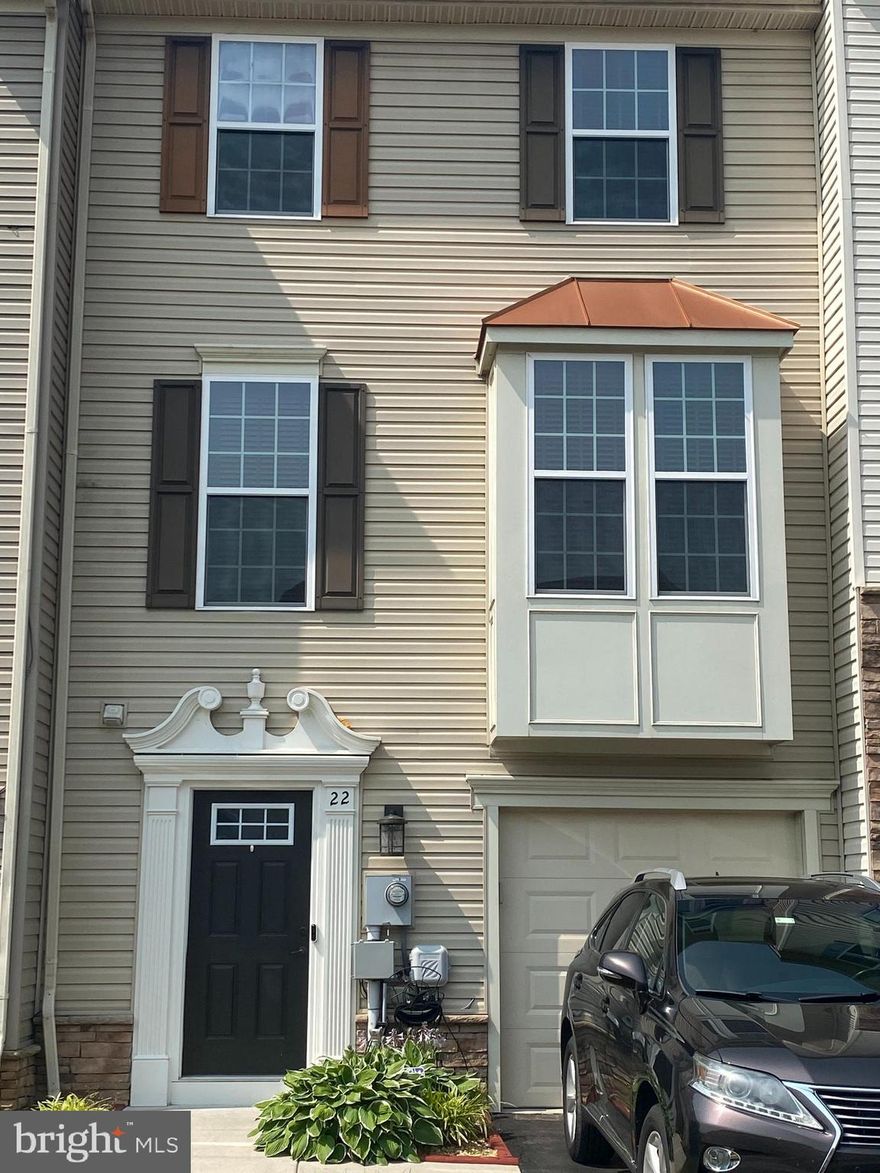 This beautiful 3 level townhouse with garage, 3br, 2 1/2 bath is ready for it's new owner.  Walk into the first level with a very large media room / bonus space / gym / office or play room.  The second floor, main level, has a beautiful living room, huge kitchen / dining area that flows beautifully as an open concept living space.  The top level boasts a gorgeous primary suite with all the amenities, such as a primary bathroom and large closet. There is a full bath and two additional bedrooms and laundry on this level.  The community is in the heart of everything between Martinsburg and Hagerstown with direct river access.