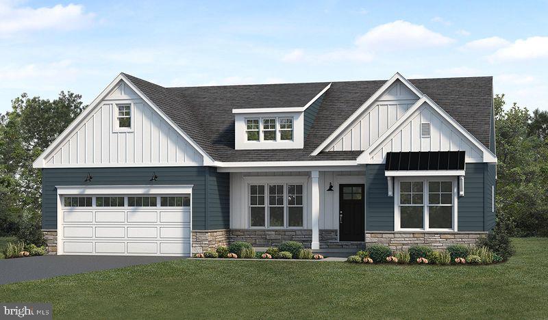 To be built Northfield by Landmark Homes. Ideal first-floor living with private owner's suite tucked away in its own corner of the home. With over 1,800 square feet, 2 bedrooms, and 2 full baths, plus open living areas, this is a perfect home for entertaining guests. The kitchen is open to a spacious family room and the sunny dining area. Off of the 2-car garage is a convenient mudroom entry. This listing is a representation of what can be built in this community. Price includes base lot cost and base home price only.
