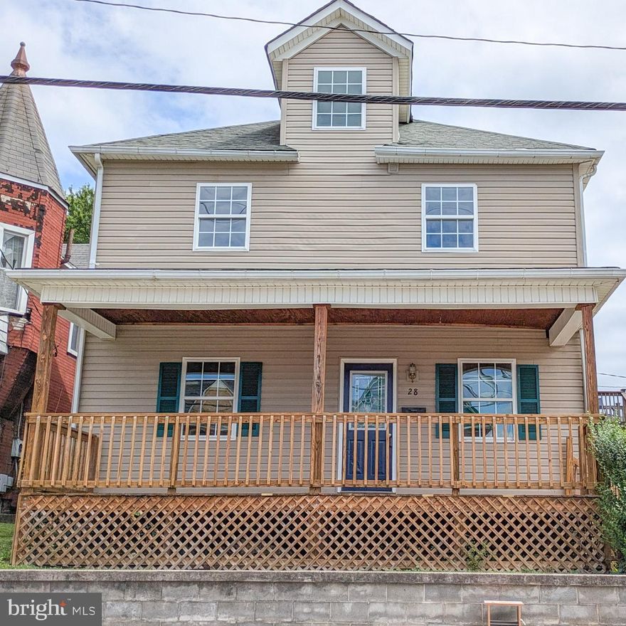 Welcome to 28 Virginia Avenue, where timeless charm meets everyday comfort. This beautifully maintained Victorian offers 3 spacious bedrooms and 3 full baths—including a private ensuite in the primary—designed with both character and functionality in mind.

The grand foyer with its wide staircase sets the stage for the home’s inviting layout. The main level features generous living areas—including a living room, dining room, and family room—perfect for gatherings or quiet evenings at home. A full bath on this level adds everyday convenience.

Upstairs, the primary suite provides a private retreat, joined by two additional bedrooms and another full bath. The upper-level laundry and access to a full walk-up attic enhance the home’s practicality while maintaining its classic appeal.

Outside, ample off-street parking is complemented by additional on-street options. The lot offers just enough outdoor space without the burden of high maintenance.

Perfectly situated near Cumberland’s historic downtown, you’ll enjoy easy access to shops, restaurants, healthcare, public spaces, and year-round outdoor activities. This home truly balances Victorian character with modern convenience.

Don’t miss the chance to make it yours—comfort and charm await at 28 Virginia Avenue!