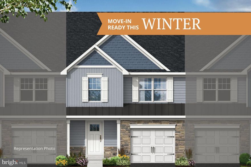 Welcome to the Holden, a beautifully designed townhome by Garman Builders that perfectly blends comfort and style. Step inside to a stunning two-story foyer that sets the tone for the rest of the home. The main level boasts a spacious kitchen equipped with modern appliances and a generous walk-in pantry, making meal prep a breeze. Enjoy family meals in the inviting dining room or unwind in the large family room, ideal for relaxation and entertaining.

Upstairs, you’ll find a luxurious owner’s suite featuring a retreat-like bath, perfect for unwinding after a long day. Two additional secondary bedrooms provide ample space for family or guests, along with a convenient guest bath and a laundry area for added convenience.

With a full basement ready for your personal touch and a one-car garage for secure parking, the Holden offers everything you need in a home. Experience modern living in a charming community—schedule your tour today!