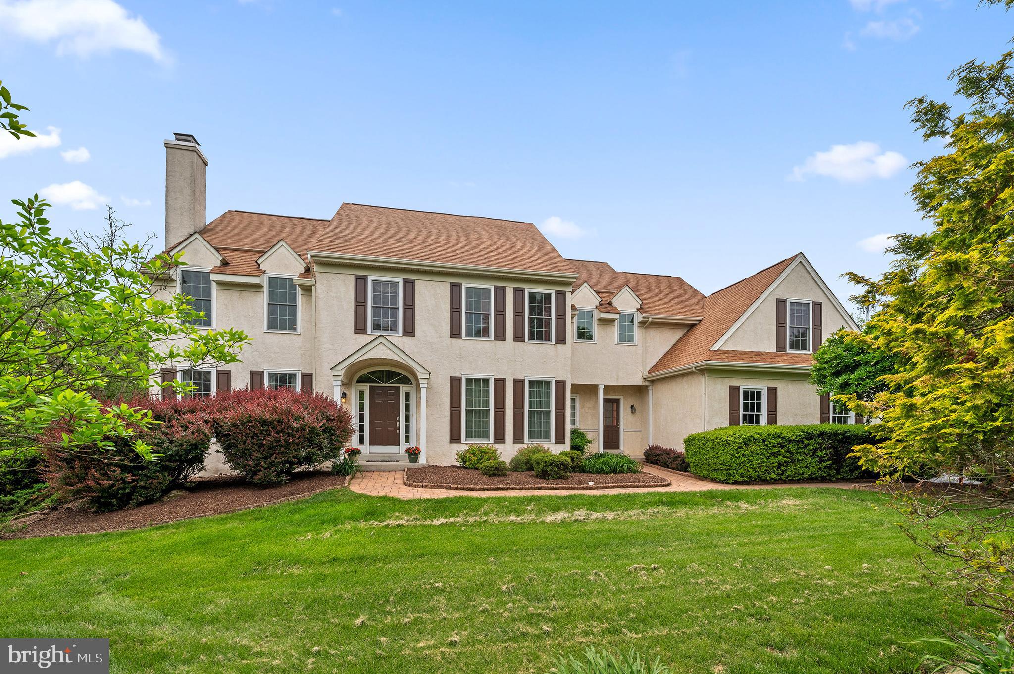 Welcome to 22 Gregory Lane in Chester Springs - a beautiful colonial, at the end of a quiet cul-de-sac in the popular Matthew's Meadows community. Perfectly positioned to overlook scenic Saint Matthews, this 5-bedroom, 3 full and 2 half-bath residence with 5,075 square feet of finished living space offers the ideal blend of elegance, comfort, and functionality.
Step into a gracious foyer that sets the tone for the home’s warm and inviting layout. To one side, a formal dining room awaits your next gathering, while a sunlit living room with a cozy wood burning fireplace flows seamlessly into a private office—perfect for today’s work-from-home lifestyle.
At the heart of the home, a chef’s kitchen boasts tall wood cabinetry, stainless steel appliances, granite countertops, and a pantry for ample storage. The adjacent eat-in area opens to a stunning great room with cathedral ceilings and a soaring stone gas fireplace. Sliding doors lead to a spacious deck—your front-row seat to panoramic Chester County views.
Upstairs, the expansive primary suite features a sitting room, two walk-in closets, and a luxurious bath with soaking tub, dual sinks, and a large tiled shower. Three additional bedrooms share an updated hall bath, while a private two-room guest suite with full bath sits above the 3-car garage.
The walk-out, partially finished lower level offers endless possibilities—recreation, fitness, or media—with sliding doors opening to a stone paver patio and the beautifully landscaped backyard.
Enjoy an unmatched lifestyle just across from Evans Park with its playground, trails, and fishing pond, plus easy access to biking paths, West Chester, King of Prussia, and Valley Forge.
22 Gregory Lane isn’t just a home, it’s your forever retreat in the heart of Chester Springs.
