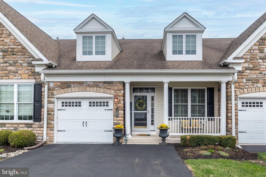 Welcome to this beautifully maintained interior townhome located in a desirable 55+ community. This spacious home features 2 bedrooms and 2 fully renovated bathrooms.The large primary suite, located on the main level, offers a private retreat complete with a walk-in closet and a beautifully updated en-suite bathroom.The main level also features a large kitchen with an eat-in breakfast area, seamlessly open to the dining and living room—perfect for entertaining, ensuring you’re always part of the party. The living room leads directly to an extended deck, ideal for enjoying peaceful mornings or evenings outdoors. Convenient main-floor laundry adds to the home’s ease of living. On the second floor, you will find the second bedroom and a full bathroom, along with a large seating area—perfect for relaxing or family time—and a peaceful reading corner that adds charm and versatility to the space.The partially finished basement adds valuable living space, perfect for a family room, office, or hobby area, while the expansive unfinished portion offers endless potential to customize to your needs. Additional highlights include a one-car garage with a newly finished floor, providing both functionality and a polished touch. Located in a quiet, well-maintained community, this beautiful home offers comfort, space, and a peaceful lifestyle. Don’t miss this wonderful opportunity!