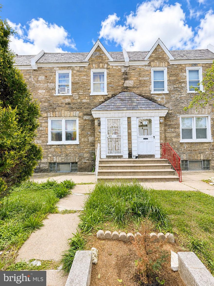 This home presents a beautifully maintained stone-front Philadelphia rowhome offering a blend of classic charm and modern comfort. The home features bright and spacious living areas with updated flooring, an inviting living room, a formal dining area, and a functional kitchen with ample cabinet space. Upstairs, you’ll find comfortable bedrooms filled with natural light and updated finishes throughout. House is being sold-as-is
The property also offers a clean, move-in-ready interior with modern touches, generous room sizes, attractive curb appeal, and the added convenience of a private garage for parking and additional storage. Conveniently located near shopping, dining, schools, major roadways, and public transportation, this home is ideal for both homeowners and investors seeking value in Northeast Philadelphia.
Property is being sold as is.