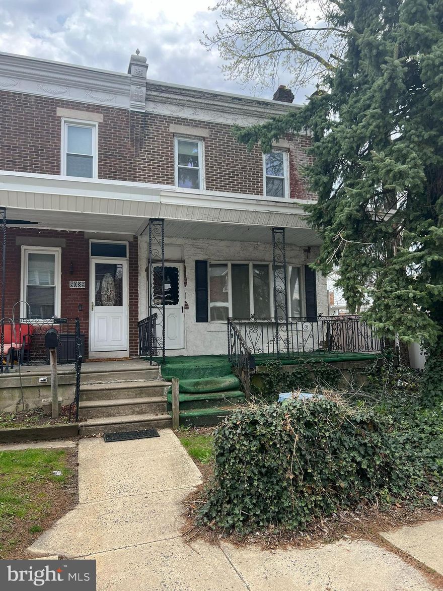 Investor alert- Extremely rare CMX-2.5 commercially zoned property in Northeast Philadelphia, located on a wide, mixed-use block offering both residential and commercial potential. This is an as-is, where-is sale with no interior access or showings—the property requires a complete interior gut or teardown. Endless redevelopment opportunities await the right buyer. The property is filled with contents from the basement to the top floor, but features a walkout basement with rear access through a side yard for cleanout. Immediate possession. Cash or private financing only. No showings. Zoning: ​Philadelphia’s CMX-2.5 (Neighborhood Commercial Mixed-Use 2.5) zoning district is designed to promote vibrant, pedestrian-friendly commercial corridors that integrate residential and retail uses. This zoning classification is ideal for properties located in active neighborhood hubs, supporting a mix of ground-floor commercial activity with residential units above.​