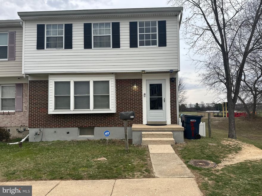 Welcome home this spacious 4 bedrooms, 2 full baths 1 1/2 bath is turn key ready. This end unit Town Home has a spacious fenced in back yard with deck. Great for family & friends  gathering and celebrations. Home is in good condition. Partially finished basement. Beautiful wood floors, natural light from Bay windows. Walk in closet in main bedroom.