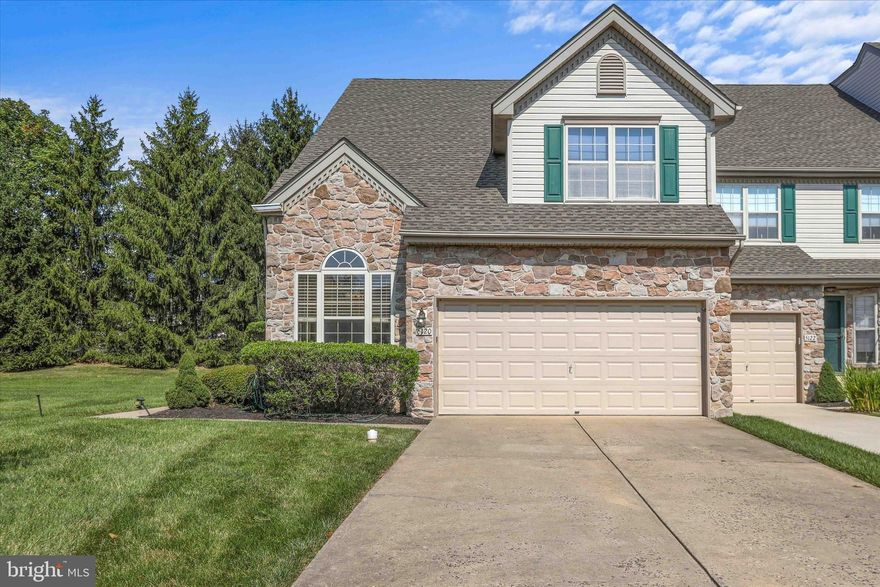 Welcome to this rarely offered “Nockamixon” model end unit featuring a first-floor owner’s bedroom and bathroom located on a cul-de-sac street in Buckingham Township and the much sought-after community of Fireside! A walkway leads from the double driveway to the private side entry of this most elegant home. The 2-story foyer provides the access with hardwood flooring (which extends to the living and dining room areas) and a curved staircase leading to the second level and open loft area. Flanked to the right is a spacious living room that features a vaulted ceiling, a gas fireplace with mantel, and an entry door leading to the expansive rear deck. The dramatic 2-story dining room includes a double set of floor-to-ceiling windows for plenty of sunlight and an upgraded bronze chandelier sets the tone for this remarkable area. Exit the dining room to the Freshly Painted (11/16/230 upgraded gourmet kitchen which features wood flooring, handsome granite countertops with a “Blanco” under-mount double sink, and a diagonally cut ceramic tile backsplash. Also included are stainless steel appliances including an Electrolux refrigerator, an LG microwave, an Electrolux 4-burner stove/oven, an Electrolux dishwasher, upgraded dove white cabinetry with soft close drawers, under mount lighting, and a pantry. The adjacent sunlit breakfast room includes plenty of windows, and a cathedral ceiling, and is a great place to enjoy morning coffee or breakfast. Exit the kitchen to a hallway leading to a half bathroom and a first-floor laundry with a sink and storage closet. Exit the laundry room to the spacious 2-car garage! The owner’s bedroom is also conveniently located on the first floor and includes a vaulted ceiling, newer cherry hardwood flooring, a ceiling fan, a large walk-in and double closet and a sliding door with private access to the expansive backyard deck! The owner’s bathroom features a Kohler garden tub, a walk-in shower with ceramic tile walls, a dual sink and diagonally cut ceramic tile flooring. A winding curved staircase leads from the foyer area to a spacious loft area which features random plank hardwood flooring, recessed lighting and can be used as office or recreational areas. Two large bedrooms as well as a full bathroom with tub/shower complete the upper level of this most charming home. Relax or entertain on the private rear deck and enjoy a wooded backdrop for plenty of privacy. The freshly painted (11/1/2023)  finished basement features new carpeting (11/15/2023), recessed lighting and room for everyone's interests. A spacious utility and storage room complete the lower level. This home is also serviced by a Generac whole house standby generator. The location is within walking distance of Hansel Park which features walking/ jogging trails, pavilions, play areas and soccer fields. Enjoy additional nearby parks such as Bush, Holicong and Central Parks, historic Doylestown Boro shopping, dining and entertainment, and easy commuting distance to New Jersey, New York and Philadelphia making this a unique and convenient place to reside. A stone's throw from historic Doylestown, the Doylestown Septa train station, multiple museums, local playhouses, shopping, and dining. It is also close to Peddler's Village and historic New Hope, the Delaware River, and an hour from the Pocono Mountains. This desirable home will not last long on the market! See it today.