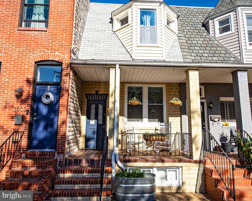 Beautifully  renovated townhome with exposed brick throughout. Open concept, living room, separate dining room, kitchen and family room off kitchen. Gourmet kitchen with granite counter tops, tile back splash, stainless steel appliances  and tons of cabinets.  Front loading stackable washer/dryer included. Primary suite with mounted flat screen included, double closets and attached primary bath. 2 more bedrooms and full bath complete the upper level.  Unfinished basement has plenty of storage space and ready for you to finish. Exterior rear has patio and 2 car parking with privacy fence. Nothing to do in this home but move right in and relax on you covered front porch!  Make your appointment today!