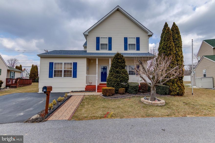 Beautifully Maintained and Upgraded Single Family Home in the Community of Yorktown. Open Floorplan with Oversized Windows and lots of Natural Light. EP Henry Walkway to Covered Front Porch, Enter the Spacious Hardwood Foyer open to Living Room, Formal Dining Room, Gourmet Kitchen with Granite Counter Tops and Breakfast Bar, Ample Cabinetry with Tumbled Stone Backsplash, Gas Cooking and Pantry. Family Room with Vaulted Ceiling, Gas Fireplace, Sliding Glass Door to Deck with steps to Level Lot. The First Floor also has a Bedroom and Full Bath for Extended Stay Guests/Main Floor Living. The Second Floor Boasts a Large Master Suite w/Vaulted Ceiling, His and Her Closets and four piece  Bath with Whirlpool Soaking Tub, Walk-In Shower, Vanity with Corian Countertop, Upgraded Ceramic Tile Floor and Tub Surround. Two Additional Bedrooms and Ceramic Tile Hall Bath. Full Basement. Special Moldings throughout, Recessed Lighting, Ceiling Fans, Lots of Closet Space, Mature Landscaping, Specimen Holly Bushes, overflow parking on both ends of street, New Roof (2014), a 15 Minute ride the Philadelphia Airport, 30 Minutes to Downtown Philadelphia, 10 minutes to Tax Free Delaware Shopping.