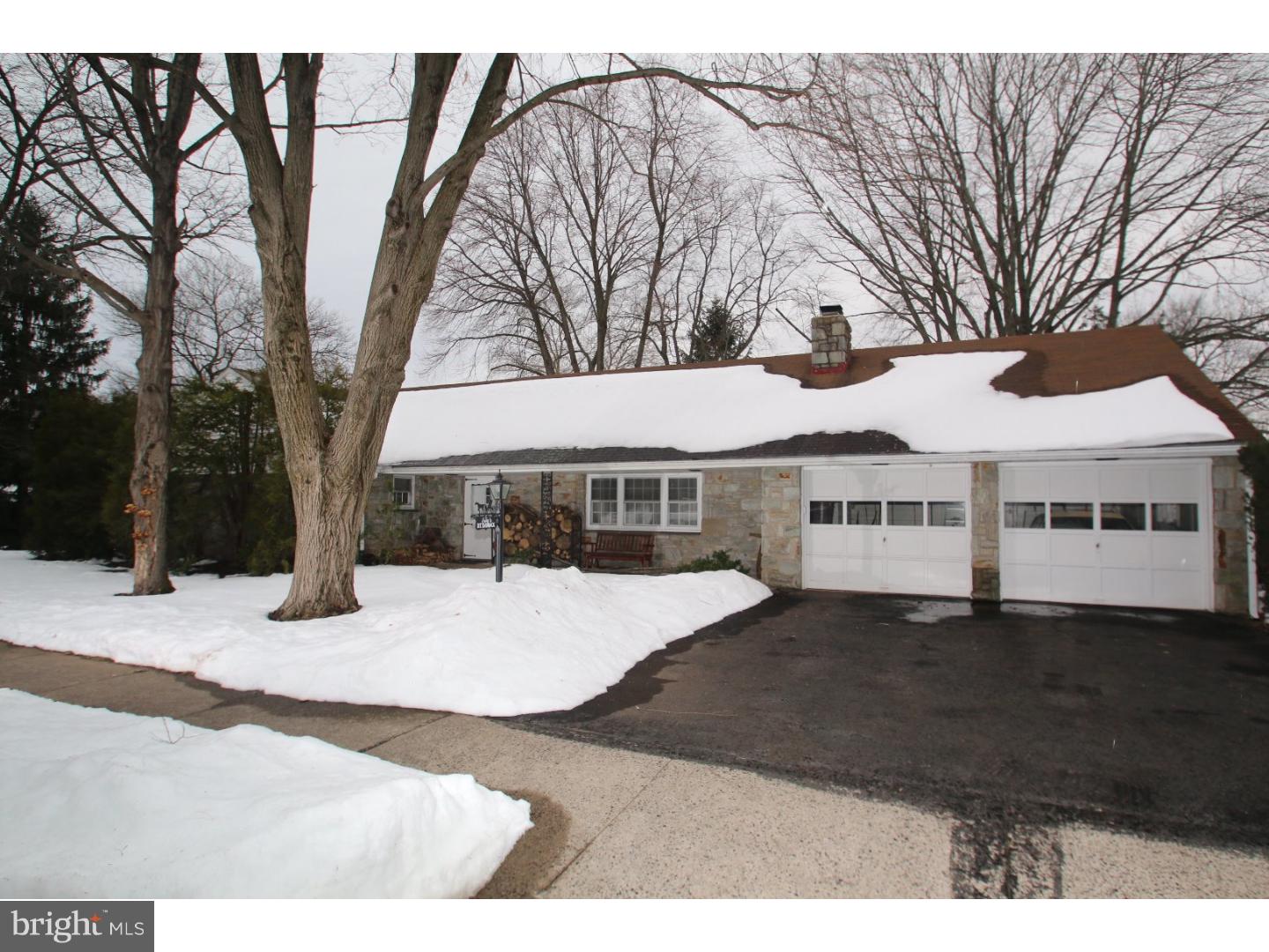 Quality built, well maintained 4-Bedroom, 2.5-Bath Stone Ranch, sitting on a 0.66-acre corner lot.  The main floor has over 2,700 SF, plus a full open basement.  The main entrance is by a covered front porch, into a large foyer.  The Living Room has a stone fireplace and there is a wood-burning stove in the large family room, which has one stone wall and is an addition to the original home.  The Kitchen possesses maple cabinets, recessed lighting, and a built-in desk.  The Dining Room is kept light and bright with a skylight and recessed lighting.  Most rooms are carpeted over hardwood flooring.  All walls are plaster and the Pella windows are in good condition.  Laundry room on main level. Sit out back on the patio or deck after you take a dip in the in-ground pool. This large Ranch has a lot to offer! Call to schedule a time to come take a look. GL 689