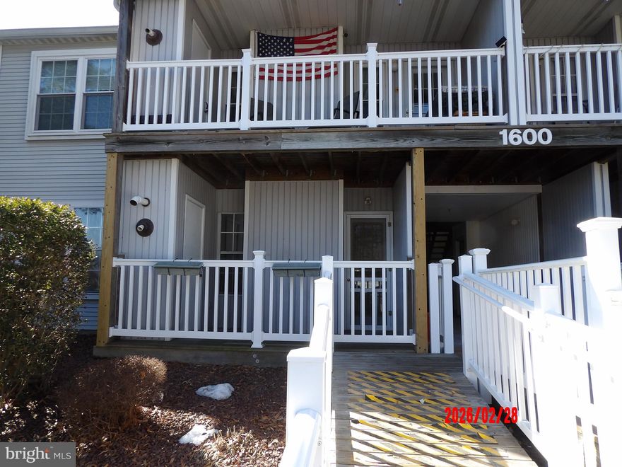 Welcome to the lovely community of Water's Edge. This complex is close to shopping, restaurants, services and the University of Delaware and is a commuters dream, conveniently located on Rt. 896 between Rt. 40 and I95, has a bus stop nearby and is only 5.5 miles to the Amtrak station in Newark. A grocery store, shops and restaurants are within walking distance. The neighborhood features a pond to relax by, a fitness center and pool to keep active in and even a car washing station at the rear of the property. This two bedroom, two full bath has undergone a complete transformation courtesy of a licensed local contractor - kitchen, baths, flooring, paint, lighting - the works! The bedrooms have brand new carpeting, are generously sized and the primary includes an en suite bathroom with walk in shower. The kitchen is light and bright with white cabinetry and backsplash, gorgeous epoxy counters, lvp flooring and modern fixtures will have the new owner dreaming of what to cook on the gorgeous gas stove! Directly off the kitchen is the laundry room. The dining room is perfectly sized and flows seemlessly into the living area. The fireplace is the focal point and light floods the space. Spring is coming - add a table and some comfy seating to the private covered deck and relax! The unit is located at the back of the property, where its nice and quiet and there is plenty of parking - no worrying about where guests will park when they visit! The entrance to the building has both stairs and a ramp, making getting those groceries into the new kitchen, a breeze. Finishing touches and the final cleaning are being completed and the property should be Active and accepting Showing Appointments on Wednesday March 4th. Please remove shoes upon entering the unit - let's keep it pristine for the lucky new owner(s)!