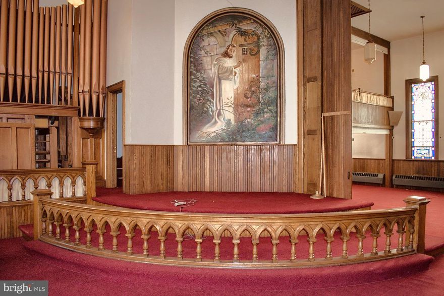 Beautiful brick circa 1890's church with stunning stained glass windows being sold with contents. PROOF OF FUNDS OR PRE QUALIFICATION LETTER IS A MUST BEFORE BOOKING A SHOWING. Square footage to be independently verified by the buyer.