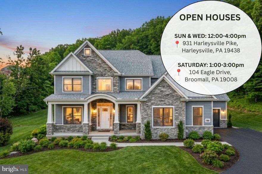 Welcome to this exclusive two-home enclave in desirable West Whiteland Township, located within the sought-after West Chester Area School District. Each spacious ½-acre homesite offers a rare blend of privacy and convenience, set on a quiet road just minutes from everyday amenities.

This limited offering is set within a serene, charming setting, with award‑winning schools and easy access to major routes, shopping, and dining — striking the perfect balance between peaceful suburban living and modern convenience.

As you enter the Clayton home, you will find a light-filled study perfectly located off the foyer. This open floor plan is full of luxury elements. Enjoy entertaining in the great room that spills into the bright and airy breakfast room and kitchen featuring a gourmet island. Continue upstairs to the owner’s suite equipped with a spacious walk-in closet and spa-like bath, 3 additional guest bedrooms, and a full guest bathroom.  Customize the basement with options such as additional living space, guest bedroom, full or partial bathroom, and extra storage space.