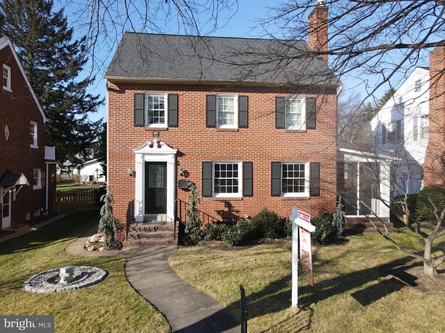 Beautifully updated all brick 1940 colonial. in a wonderful location, Hood College, Baker Park and Historic Downtown all within a short walk. Enjoy your almost private tennis courts right behind the house in the very quaint Max Kehne Park. Many major improvements since 2022 including the energy star kitchen updated 220 amp electric service, two zone central air conditioning in '24,, extensive landscaping and the nicest granite curbed parking area in the rear that you will see! We have our team doing a little post move interior spruce up, nothing big, just minor patching painting and a few little projects that never quite got finished. A cute little sink has been added in the main level powder room and some space was taken for the brand new central air system the top floor suite.  The fenced back yard is amazing! OPEN HOUSE 1/10 1-3.