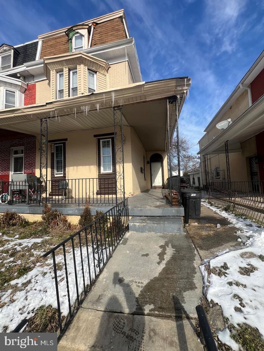 Large Three-Story Twin Home. The current layout allows for SIX-separate in-law suites for your family. Each suite has its own separate bathroom and kitchen. Two of the suites have 1 Bed, 1 Bath and living rm. Four of the suites have a bedroom, bath and kitchen. A zoning variance must be obtained in order to make a legal multi-unit building. Each floor can have its own separate electric meter (3-meter boxes total). Each suite has separate electric panel. Gas meter in basement not used. There are separate hot water heaters for each of the three floors.