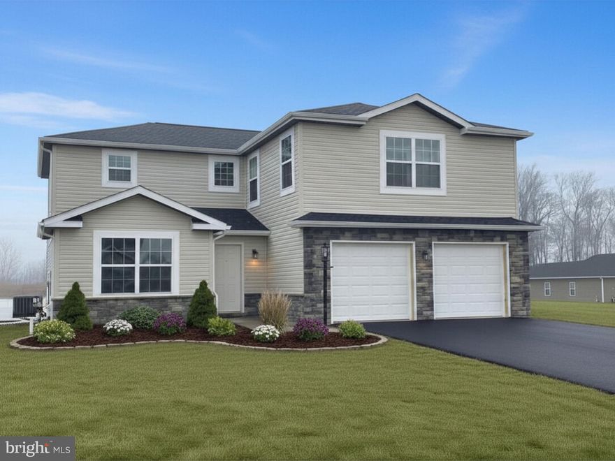 This home is in construction and will be ready February 2026!  Discover the Aspen model, a beautifully designed two-story home offering 4 bedrooms, 3.5 bathrooms, a dedicated office, and a spacious 2-car garage, with 2,252 square feet of living space. The main level boasts a designer kitchen featuring a center prep island, peninsula style, granite countertops, maple wood cabinetry, and 2 pantries for ample storage. The kitchen flows seamlessly into the open dining area and family room, creating the perfect space for entertaining and everyday living. A private office/study and a convenient half bath complete the main floor. Upstairs, you will find four generously sized bedrooms and three full bathrooms with 2 primary suites. The main primary suite features a walk-in closet, second closet and a luxurious en-suite bathroom. A second-floor laundry room adds extra convenience. ALL PHOTOS ARE OF SIMILAR HOME. This energy-efficient home features natural gas utilities and is nestled in Meadow Lane Farms, a picturesque 185-acre community surrounded by scenic farmland. Enjoy direct access to walking trails along Snitz Creek, with connections to Gloninger Woods Park and the Rails to Trails network. Located just minutes from Routes 422 and 72, Meadow Lane Farms offers easy access to shopping, dining, and commuting to Harrisburg, Hershey, and Lancaster. OPEN HOUSE HOURS- Sat and Sun 12pm-4pm, Mon and Fri 1pm-4pm, Wed 4pm-7pm. Visit our sales office at 201 Gardenia Lane Lebanon (intersection of W Walnut and Dairy St).