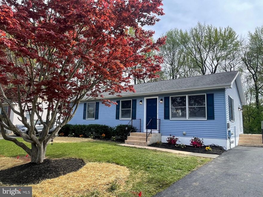 OFFER DEADLINE SUNDAY 4/27 at 5pm. Fantastic opportunity to own this adorable move in ready ranch home at a great price! Curb appeal galore with fresh landscaping, a beautiful Japanese maple and all new shutters and exterior lighting. On one of the very best lots in the community, it backs directly to wooded parkland and has a fully fenced large flat yard with a gate leading to the community playground just steps away.  Brand NEW custom white kitchen with granite countertops and artisan tile backsplash, and all new stainless steel Frigidaire appliance package!  There is an abundance of new recessed lighting throughout the house ensuring great light wherever you go! Designer LVP flooring and new carpeting along with fresh paint in every room!  Very generous sized bedrooms offer many living options. TWO full bathrooms, both with brand NEW Kohler toilets, new plumbing and lighting fixtures and vanities.  An extra 17 foot room in the finished basement could serve as a 4th bedroom, home gym, office or playroom! Brand NEW matching washer and dryer are included!  The 20 x 10 shed is fabulous and has its own 60 amp service with numerous electrical outlets - it could easily be a shop for the wood worker in the family.  Seller is installing a brand new heat pump prior to closing!  Top it all off with a BRAND NEW driveway, and a one year home warranty and this is an amazing value!  See it today and fall in love!