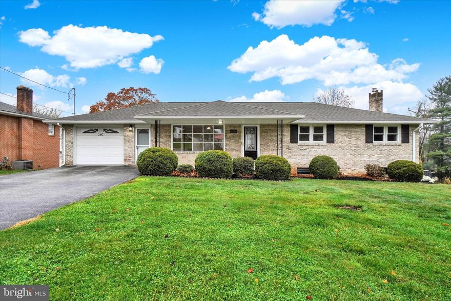 Newly remodeled ranch home offers modern comfort and classic charm. You won't want to miss this stunning, move-in ready home offering an ideal lifestyle for families, first time buyers or those looking to downsize. This home backs up to farmland! Featuring 4 bedrooms, 2 full baths, an updated kitchen with quartz counters and new appliances, new lighting and ceiling fans throughout, plus a spacious finished lower level with an office or 4th bedroom, full bath and a family room with a gas fireplace and door to the rear yard. Enjoy year-round comfort with central heat and air conditioning, and the convenience of the oversized 1 car garage, just off the kitchen. Relax on the rear patio and enjoy the wonderful sunsets overlooking farmland. Don't let this beautifully updated gem pass you by! Agents: Please read agent remarks.