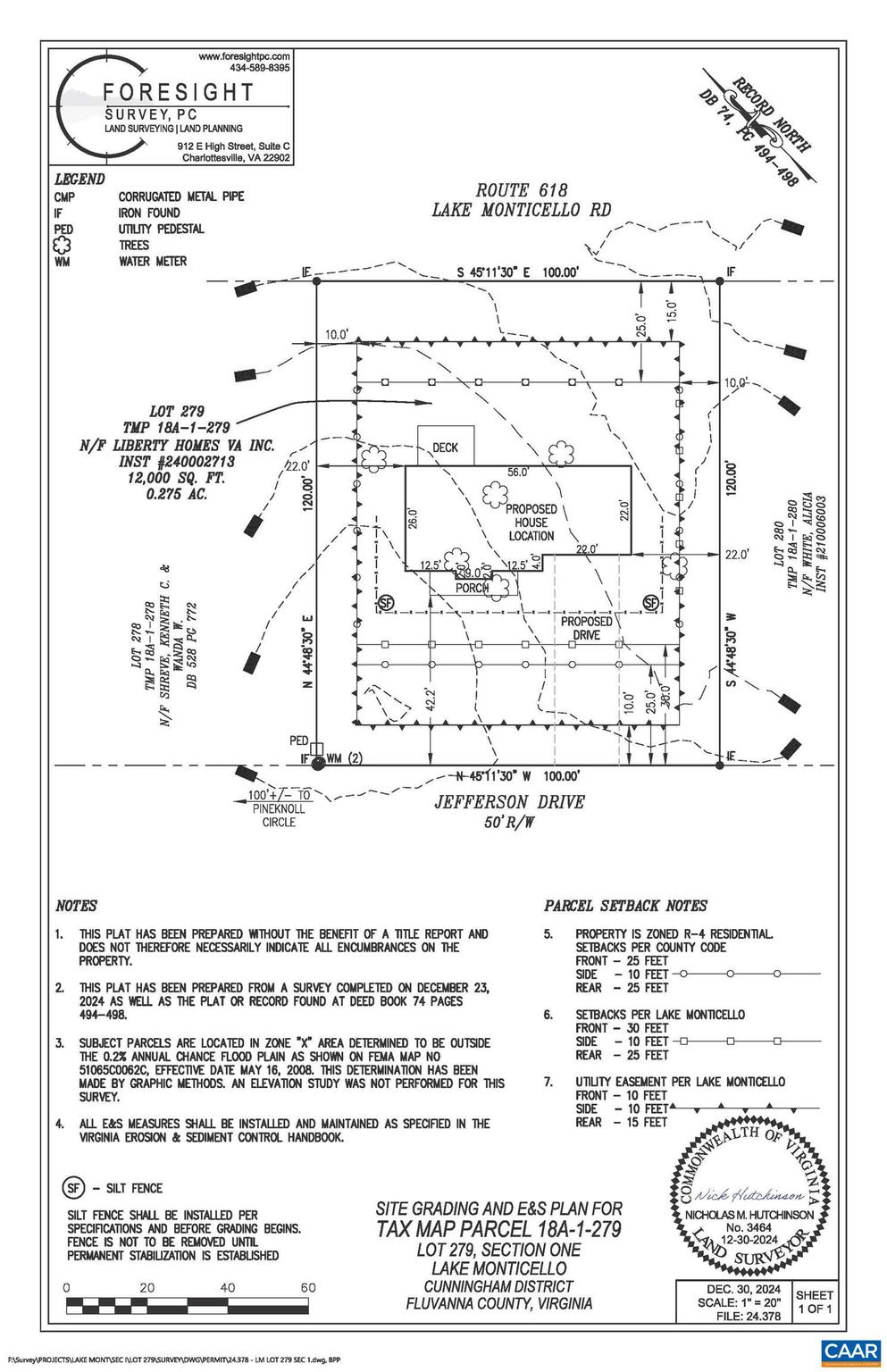 LAKE MONTICELLO - Residential