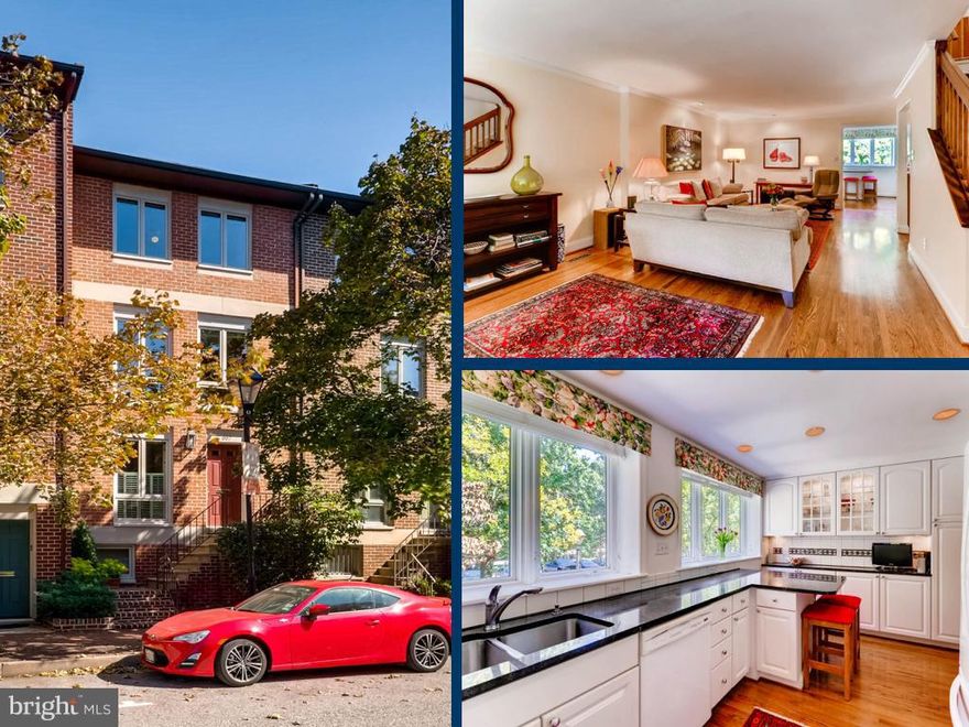 NEW PRICE! Wonderful, bright & fully updated home in quiet Otterbein. Garage w/parking pad. Creative kitchen reno sets this home apart & allows for a flowing open floorplan made for a modern lifestyle. Master Suite w/walk in closet, dual vanities, glass shower, soaking tub & sunny deck just beyond. Hdwds & built-ins throughout. Neutral decor. Lower level BR/den w/full BA. Recent windows & systems