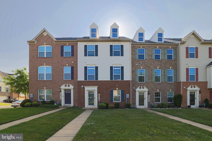 LIKE-NEW, SPACIOUS, OPEN-CONCEPT, 3- level townhome.  Beautiful and in very well-kept condition, offering 3 bedrooms, 3 full baths, and a half bath! Main level has a large rec room (wired for a ceiling projector), full bathroom, and access to two car garage. Beaming with natural light, the first floor has an open-concept kitchen, spacious family room, and ample dining space. The oversized balcony is peaceful and perfect for entertaining. Top floor hosts all 3 bedrooms, 2 full baths, and a laundry room. This subdivision has a park, playground, walking trail and more! Also walking distance to Addison Metro, short drive to all amenities, shopping centers, and minutes away from FedEx field and Washington D.C.