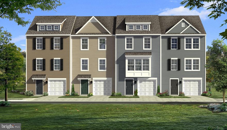 The City of Martinsburg’s newest upscale, affordable townhomes starting from the mid $200’s 
*NOW OFFERING UP TO $12,500 IN CLOSING COST ASSISTANCE FOR PRIMARY RESIDENCE WITH USE OF APPROVED LENDER AND TITLE.* 
This three-level end unit townhome features a fully finished basement with a full bathroom with shower/tub combination. The open-concept main level boasts a spectacular kitchen island, upgraded cabinets, quartz countertops, and stainless-steel appliances, plus a bright living area and powder room. You'll find a primary retreat with en suite bath, stand up tiled shower with seat, dual vanity with quartz countertops, hall bath with single vanity and shower/tub combination, linen closet and a laundry area upstairs. Experience the perfect blend of modern convenience and security with a video doorbell, keyless entry, and a smart garage door app — giving you peace of mind, wherever you are. The Gallery is conveniently located within minutes of I-81, Main Street Martinsburg, and the train station. Enjoy dining, shopping, and entertainment while staying connected to Northern Virginia and Western Maryland. Don’t miss your chance to call The Gallery your home—schedule your tour today! *Photos may not be of actual home. Photos may be of similar home/floorplan if home is under construction or if this is a base price listing.
