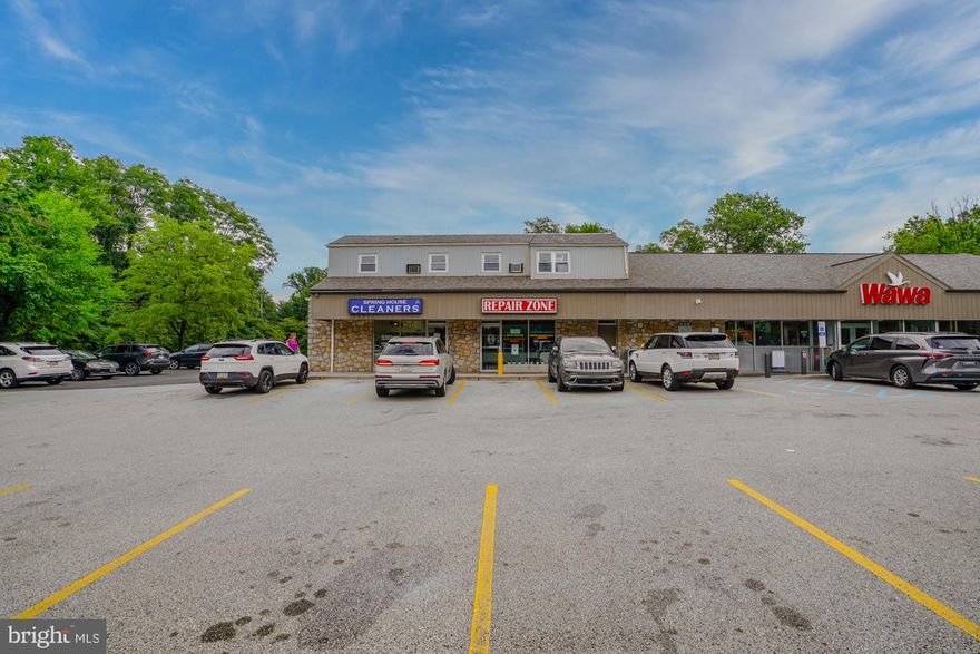 Located at 752 N Bethlehem Pike, Ambler, PA,  this commercial space offers a serene retreat in a bustling shopping center anchored by Wawa. The new business will really benefit from a high-traffic location, attracting a steady stream of potential clients from the busy thoroughfare and neighboring businesses. The location has a convenient and accessible setting makes it an ideal destination for new business.