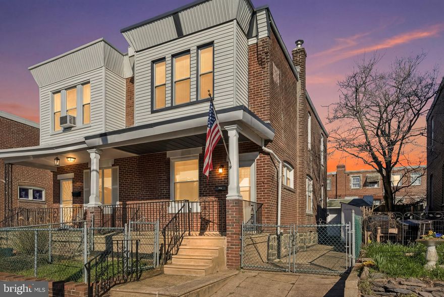 Large Porchfront Fully Renovated NE Philly Twin w/ parking for under $270,000.  New energy efficient windows, doors, Flooring, Paint, HVAC, Kitchen, Bathroom, Appliances, Bedroom Carpets.  Many electrical updates as well.  Detached Garage and 2 additional storage sheds on the property. Upper Roof recently coated and repaired, Garage and porch roofs are brand new.  Semi-finished basement is watertight and ready to be used as a gym, office or entertaining.

This home is in walking distance of several public, private and charter schools, The Delaware River’s Lardner’s Pointe Park, a completely renovated Library, 2 thriving commercial corridors (Frankford and Torresdale Ave’s) with many restaurants and amenities, parks and recreation centers, supermarkets.   A variety of public transportation options (including the Tacony and Holmesburg Regional Rail Stations) and I-95, Route 1 and the bridges to NJ are all in close proximity.