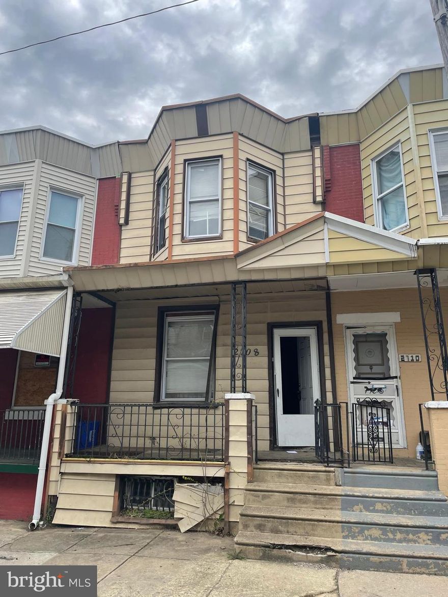 Investor opportunity in the heart of Philadelphia's Allegheny West neighborhood—this vacant 2-bedroom, 1-bathroom townhome offers solid upside for a savvy buyer. The property is ready for immediate development or rental, making it ideal for those looking to renovate and hold or flip for profit. The home sits in a neighborhood that continues to attract investor interest, with similar nearby properties listed higher, pointing to strong resale and appreciation potential.  Public transportation is easily accessible, and the area is close to local parks and amenities, increasing its appeal to potential tenants.  Whether you're looking to grow your portfolio or break into Philadelphia’s rental market, this property is a promising candidate.