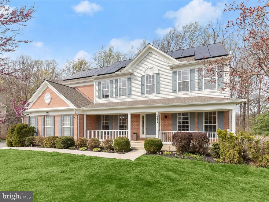 Exquisite 5-Bedroom Colonial in Sought-After Clarks Glen

Nestled on a serene cul-de-sac, backing to lush woods, this stunning 5-bedroom, 3.5-bath Colonial in Clarksville’s prestigious Clarks Glen community is a true masterpiece. Thoughtfully updated throughout, this home boasts brand-new designer bathrooms, a gourmet kitchen, flooring, a state-of-the-art water filtration system, and more!  Step into the grand 2-story foyer, where gleaming hardwood floors set the stage for elegance. The gourmet kitchen is a chef’s dream, featuring quartz countertops, a spacious island, stainless steel appliances, and a bright breakfast area. Adjacent, the sunroom offers panoramic wooded views, enhanced by new luxury vinyl plank flooring.  The 2-story family room is a showstopper, with a soaring vaulted ceiling, a cozy gas fireplace framed in elegant marble, and hardwood flooring. A private home office with French doors, a convenient laundry room, and a stylish powder room complete the main level.  Upstairs, the luxurious primary suite is a retreat unto itself, with a walk-in closet and a brand-new spa-like bathroom with a corner, jetted tub, separate shower, and dual vanity. Three additional spacious bedrooms and a beautifully renovated hall bath with a glass-enclosed shower complete this level.  The fully finished walkout lower level expands your living space with a generous recreation room, a private bedroom, a full bath, and ample storage.  Enjoy outdoor living on this beautifully landscaped lot featuring a spacious deck with serene, tree-lined views, perfect for relaxing or entertaining in a picturesque natural setting.    Tucked away in a peaceful setting yet just minutes from major commuter routes (MD-32 & 29), shopping, dining, and entertainment, this home offers the perfect blend of privacy and convenience.  Your dream home awaits—schedule your tour today!