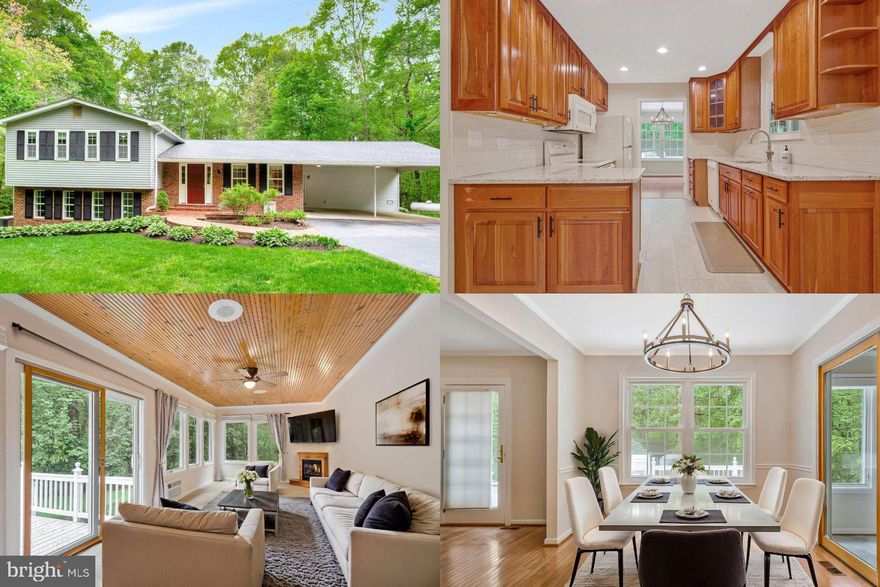 Charming Split-Level Home in  Sought-After Dunkirk, MD

This beautifully maintained home boasts hardwood floors, crown molding, and recessed lighting throughout. The spacious kitchen features granite countertops, ample dining space, and a convenient pantry. Enjoy both formal living and dining areas, along with a cozy Florida room complete with a gas fireplace. The primary bedroom is a retreat with a walk-in closet, extra storage, and a private en-suite bathroom.

The lower level offers a welcoming family room with a wood stove, a versatile game/craft room, and a framed second level with office space and additional storage. Step outside to the multi-tiered deck, perfect for relaxing while overlooking a serene, private backyard with mature trees.

The property provides plenty of parking options, including a 2-car carport, a detached 3-car garage with electricity, and a driveway with space for boats and RVs. Additional features include two storage sheds and a whole-home generator. Ideally located near shopping, dining, top-rated schools, and just 30 minutes from DC, Annapolis, and Northern Virginia.

Accepting Back up Offers