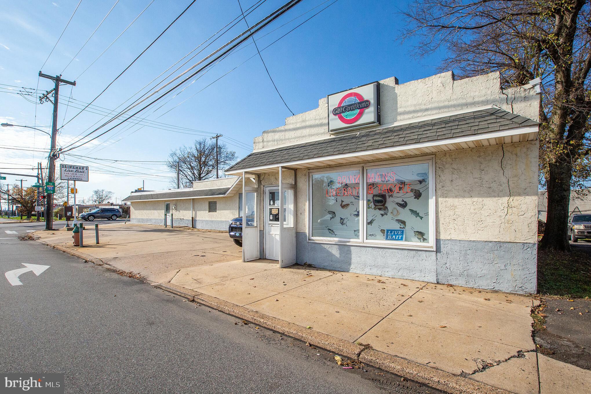 CALLING BUILDERS / DEVELOPERS !! Also, Entrepreneurs / Business Owners, welcome ! HUGE CORNER LOT in East Torresdale with large building FOR SALE ! Corner Store, most recently operated as Brinkman's Tackle Shop which was successfully ran fishing store/tackle shop for several decades. Property is in prime location at corner of State Rd & Linden Ave and and can remain as a tackle/bait shop, potentially be converted into another type of retail store, or develop into luxury townhomes, OR 5-6+ floor condo or apartment building which could possibly offer views of the Delaware River and Center City Philadelphia skyline. Prime location just down street from Delaire Landing, Baker's Bay and Water's Edge. Property includes off-street parking for at least 5 cars in addition to plenty of street parking always available. Property includes 2 parcels (4999 Linden & 9200 State Rd) which were previously combined together. Make an appointment today ! Seller is highly motivated! This deal is off the "scales" !