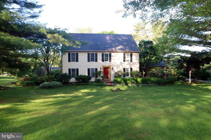 Stunning center hall custom-built colonial on 3/4-acre in sought-after Strathmoor community in Fallston. Home has an updated kitchen, fresh paint, new well pump, new garage openers and lovely Trex outdoor living space off kitchen. Beautifully landscaped lot w/. private yard, ponds, large shed and walking paths through flowering perennials. Hardwood floors throughout most of home, new ceramic in foyer, kitchen & 1/2 bath. Open eat-in kitchen w/ quartz counters & SS appliances. ALL bedrooms are roomy, just right for growing family. Deluxe master bedroom w/ attached bath, office & walk-in closet. Newly finished large LL w/ rec room, ample storage & separate work room. Lots of premium touches and lots of space and potential for a lifelong residence. No HOA. Excellent nearby Fallston schools and recreation fields.