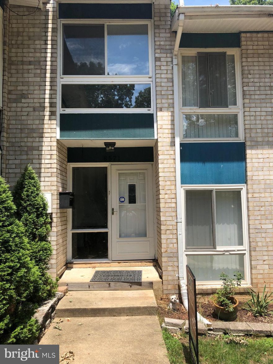 Have a place of your own with this 2 level brick condo. 3 spacious bedrooms, 2.5 bathrooms, casual living room, patio, sep dining room, galley kitchen with pantry, gas range and built in microwave. You'll enjoy a dedicated space for laundry and spacious owner's suite with full bath and deck.  Brand new hot water heater. As Is.  Requires 10% down due to condo budget.