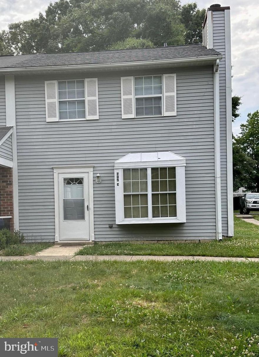 Lovely end unit townhouse with 3 bedrooms and 1.5 baths, awaiting the perfect tenant. This home has a fenced  in yard with a patio for summer cookouts.   Located close to shopping and transportation. No pets allowed. credit score over 600 and very  good rental history.