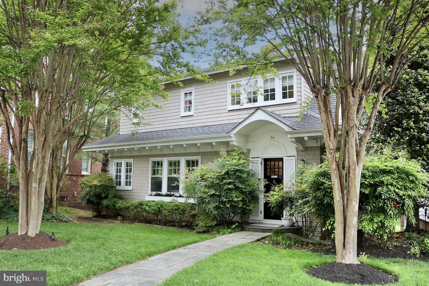 Welcome to 54 Franklin Street. This 3 bedroom 3.5 bathroom home invites comfort, and exudes one of a kind charm. With generous living space and traditional craftsman finishes, you'll enjoy a perfect setting for relaxing and entertaining. Beautiful original hardwood floors and plenty of natural light flow throughout the home's open layout. Other special highlights include 9ft ceilings, a charming gas fireplace, a private and secure two car garage, board and batten decorative trim, a gourmet kitchen including wolf appliances, and spacious bedrooms with their own en-suite bathrooms. The basement has been added and can be accessed from an interior staircase and has an outside entrance at the rear of the home. The backyard offers a private patio that is fully fenced with beautiful rock and turf landscaping for easy maintenance.  The rear of the home overlooks the courtyard with gorgeous lush landscaping and walking paths. Enjoy the comfort of being in historic Annapolis near it all! - steps away from City Dock, Spa Creek, Annapolis Yacht Club, Fleet Reserve, the United States Naval Academy and everything historic Annapolis has to offer!