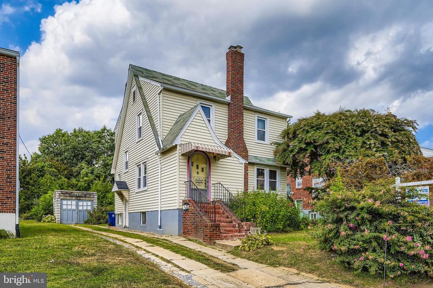 Charming Cape Cod in the Hamilton neighborhood of Baltimore City, set on a well-kept street of established homes. Built in 1939, this home offers 1,366 sq. ft. above grade plus an additional 716 sq. ft. of unfinished basement space with potential for future finishing. Classic dormers on the front and rear add character and curb appeal.

The main level features a spacious living room with hardwood floors, a fireplace, a separate dining room, and a kitchen. Upstairs are three bedrooms and one full bath, also with hardwood flooring. Radiator heat fueled by natural gas adds to the home’s original character.

Outside, the property sits on a nearly 0.19-acre lot, providing a nice yard and outdoor space. A detached garage offers extra storage.

This home is ready for a new owner to bring finishing touches and updates, making it a wonderful opportunity to create your own style while preserving its classic charm. This Hamilton gem has strong potential for those seeking value and character in a desirable neighborhood.