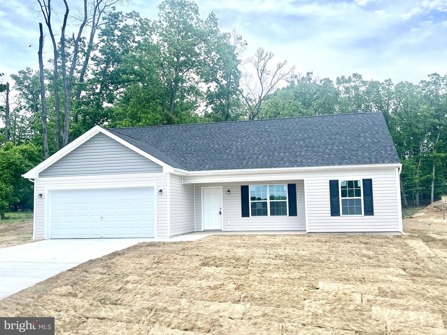 Ranch home with 1,564 sq ft of living area and 6x18 front porch. LVP flooring throughout the home. Open concept with cathedral ceiling in living area, L shaped kitchen with granite counter tops and stainless steel appliances. 14x16 sunroom off the living area with lots of windows and 14X12 concrete patio. Primary bedroom with walk in closet and bathroom on one side of the home, with the spare bedrooms located on the other end of the home. The condition of the yard will be repaired.