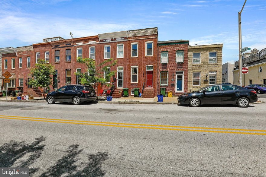 Welcome home!   Show off the unique features that make it so very Baltimore: exposed brick walls, stained glass transom, aged hardwoods and warm radiators that make perfect window shelves. You’ll love being slightly above street level and opening up your windows on beautiful evenings. Dinner guests will love the separate dining room space or set up your home office. The home offers a very cool storage area that would be great as a coat room or walk in pantry. Towards the rear of your new home you’ll find a spacious kitchen with large windows. Rear patio access is easily accessible just past a half bath and laundry area. Original brick pavers give a stately feel and the space is perfect for grilling or having your morning coffee.  The 2 upper bedrooms are spacious and light filled with plenty of closet storage. The front room features a really cool decorative fireplace mantel. Both rooms share a large hall bathroom with a claw foot tub! This is a quintessential Canton home with fantastic walkability. 5 minute walk to Patterson Park and the Inner Harbor/Canton waterfront. Enjoy being a block off Canton Square and its abundant nightlife. Work downtown or outside the city- enjoy an easy commute with lots of options for travel. Don't miss out on this one!