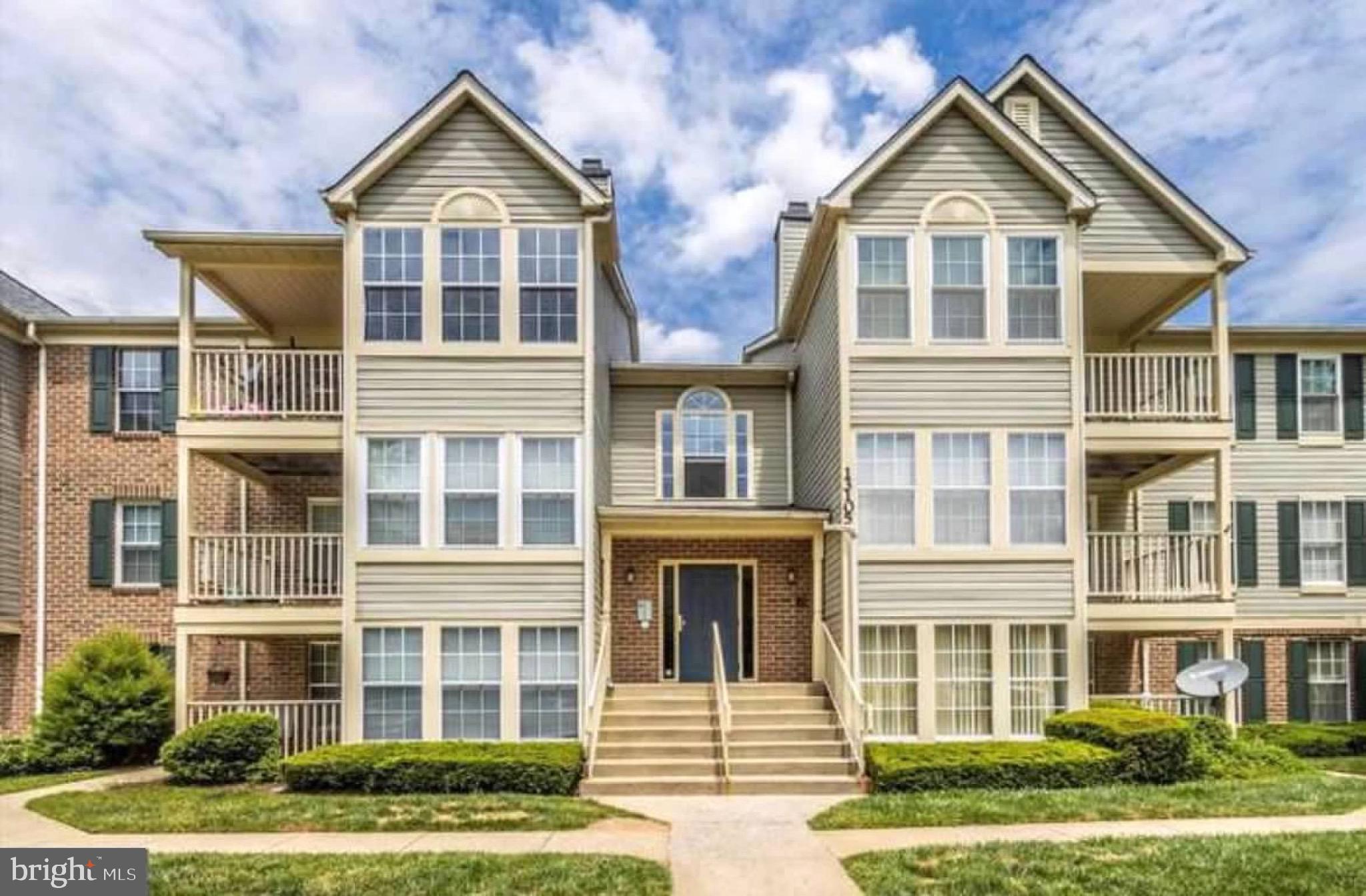 Beautiful luxurious 2 bedroom, 2 bath first floor unit that features a secluded private patio overlooking trees and foliage. This unit features a full size washer and dryer. Walk-in closet. Very convenient location right off !-270. along bus route and walking distance to all shops and supermarket! Assigned parking space right in front! Secured building with locked front entrance door. Unit located on first floor, 1073 sq. ft., stainless steel appliances, water included!