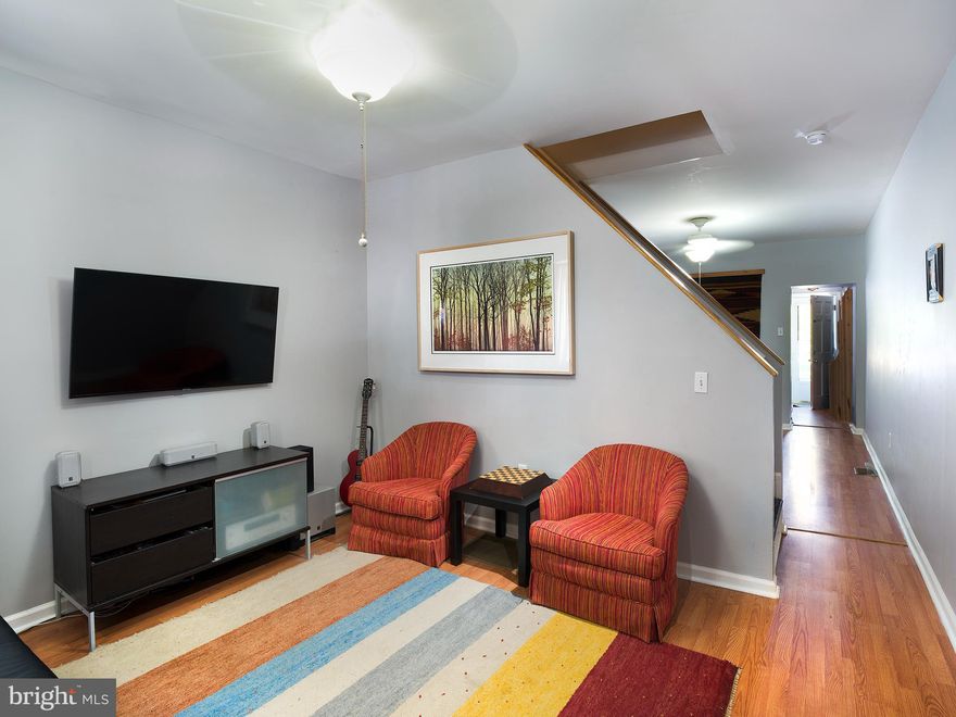 Location, location, location! This lovely, updated townhome is conveniently located one block away from parks, the public swimming pool and Roxborough dog park. Walking distance to the grocery stores, pharmacy, restaurants, Main Street in Manayunk, and easy access to route 76 and Kelly Drive. For those who love to jog, hike or bike, Fairmount Park or the Schuylkill River Trail are also only a 15-minute walk away. Not only is the location wonderful but the home itself will impress you with its updated kitchen, well-sized bedrooms, and peaceful backyard which feels like an oasis hidden from the city life around it. Out front is a mature flowering tree that blooms every spring and is a beautiful focal point on the street. Walk in the front door into the bright and welcoming living room perfect for relaxing, reading, or spending time with loved ones. Continue through the dining room into the kitchen with its updated solid walnut countertops, white subway tile backsplash and eat-in kitchen bar. Off the kitchen is the lovely backyard with a large deck, a cedar fence and a flagstone pathway with mature trees and plantings that provides beauty, shade, and privacy. The first floor is complete with a powder room. Upstairs is home to the 4 bedrooms. The first three are very spacious with well-sized closets and share the full upstairs bathroom. The fourth bedroom is the perfect size for your at-home office. Laundry is found in the spacious unfinished basement which is perfect for additional storage. With its superb location close to anything you could want or need and its lovely interior and exterior features, this home is sure to please its new owners!