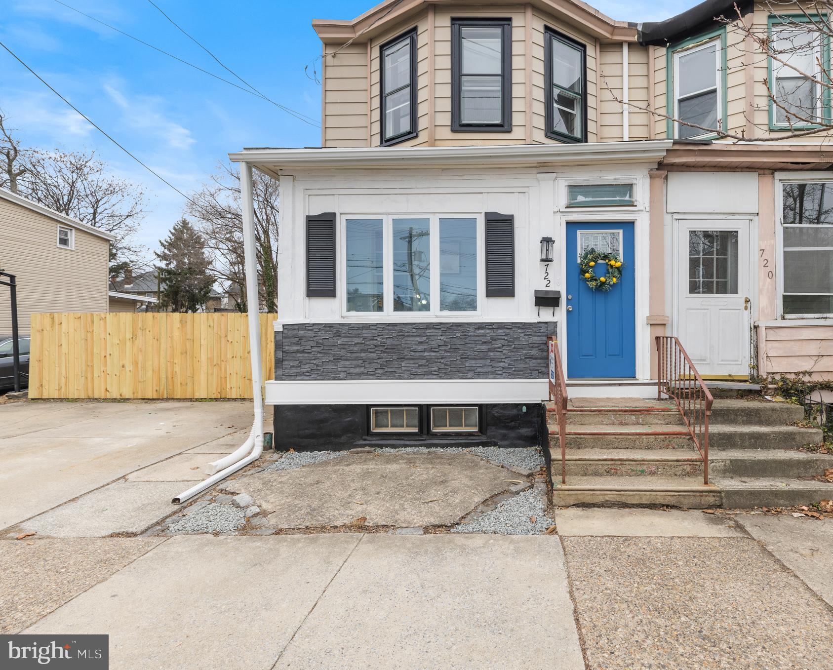 Please send your offer by the end of Wednesday Feb 19. Welcome to 722 Powell St! This beautifully updated 3-bedroom, 1-bath end-unit home comes with a fully fenced-in Additional Lot and an oversized driveway. As you step inside, you’ll immediately notice the brand-new laminate flooring throughout the house. The living room and dining area flow seamlessly into the spacious kitchen. The heart of the home is the beautifully upgraded kitchen, featuring new butcher block countertops, an oversized island, and brand-new appliances. The open layout provides plenty of counter space and storage, making cooking and entertaining effortless. The second floor features three spacious bedrooms, each with ample windows for natural sunlight, and one full bathroom with new vanity and new light fixtures. Stepping out the back door, you'll be welcomed by a porch and a rare find—a large, fully fenced-in backyard, along with a shed for extra storage. This home also features central A/C, recess lights, new light fixtures, updated exterior front, and filled with natural light, creating a warm and inviting atmosphere. Schedule your private tour today!