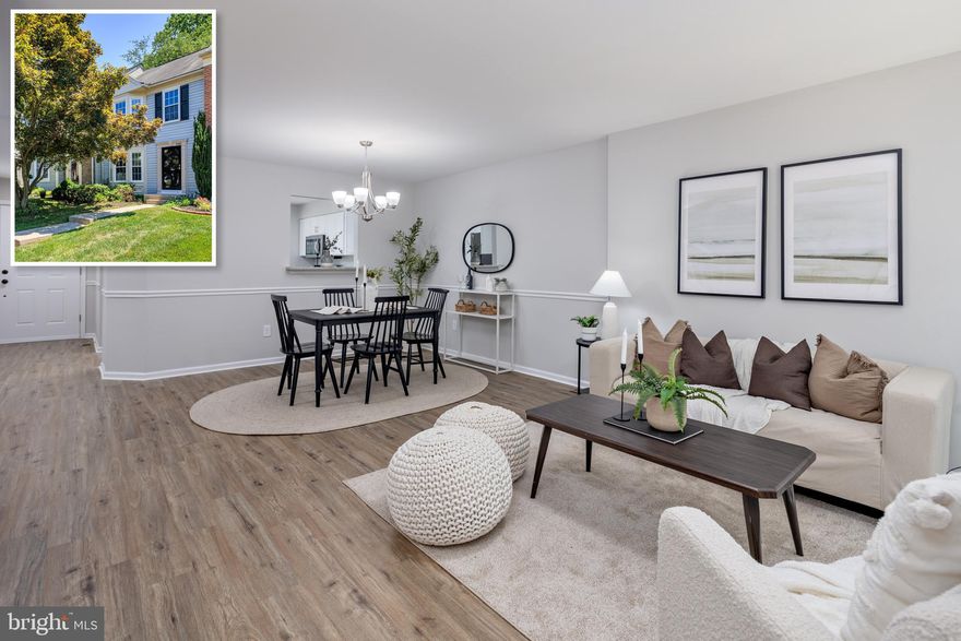 Move-In Ready Townhome in Bel Air! Welcome to this beautifully updated townhome in a quiet Bel Air community—offering the perfect blend of comfort, style, and convenience. Step inside to discover brand new luxury vinyl plank flooring that flows seamlessly throughout the open-concept main level. The fully remodeled kitchen features custom white shaker cabinetry, granite countertops, and stainless steel appliances—perfect for cooking and entertaining. A spacious deck just off the main floor offers ideal outdoor space.  Upstairs, you'll find three bedrooms, including a generously sized primary suite with an updated ensuite bath. An additional full hall bathroom—also updated—serves the remaining bedrooms. The fully finished, walk-out basement provides additional living space, a second half bath, and endless possibilities for a rec room, home office, or gym. Fresh paint and flooring throughout mean there's nothing left to do but move in and enjoy. Don’t miss your chance to own this turnkey home in a peaceful Bel Air neighborhood! **Multiple Offers - Highest And Best Due By Sunday 7/13 @ 5PM**